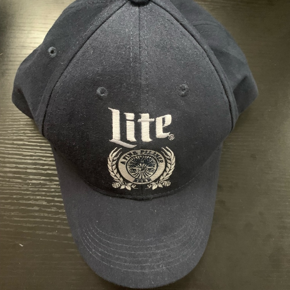 Miller Lite Beer Snapback Embroidered Baseball Hat - Picture 5 of 8